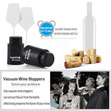 [2 PACK]Wine Bottle Stoppers,Real Vacuum Champagne Stoppers,Reusable Wine Preserver,Wine Corks Keep Fresh,Best Gifts for Wine Lovers