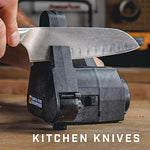 Work Sharp Knife & Tool Sharpener - precision sharpening guides, premium flexible abrasive belts, repeatable and consistent results, Frustration-Free Packaging