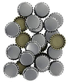 Silver Oxygen Barrier Crown Caps 144 Count