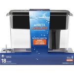 Brita Extra Large 18 Cup Filtered Water Dispenser with 1 Longlast Filter, Reduces Lead, BPA Free – Ultramax, Jet Black