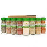 McCormick Gourmet Organic Wood Spice Rack, 24 Herbs & Spices, Holiday Spice Gift Set, 27.6 oz