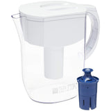 Brita Large 10 Cup Water Filter Pitcher with 1 Standard Filter, BPA Free – Everyday, White