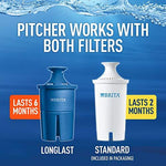 Brita Large 10 Cup Water Filter Pitcher with 1 Standard Filter, BPA Free – Everyday, White