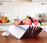 Utopia Towels Kitchen Towels 12 Pack, 15 x 25 Inches Cotton  Dish  Towels, Tea Towels and Bar Towels, Blue