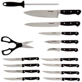 Cuisinart C77TR-6PSK Triple Rivet Collection 6-Piece Steak Knife Set, Black