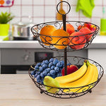 Sorbus Countertop Fruit Basket Holder & Decorative Tabletop Bowl Stand