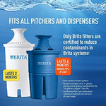 Brita Large 10 Cup Water Filter Pitcher with 1 Standard Filter, BPA Free – Everyday, White