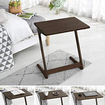 Sofa Table TV Tray NNEWVANTE End Table Laptop Desk Side Table Snack Tray for Bedside