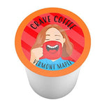 Crave Coffee Flavored Coffee Variety Pack, Compatible with 2.0 K-Cup Brewers, 100 Count