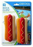 Margarita BocaClips by O2COOL, Beach Towel Holders, Clips, Set of two, Beach, Patio or Pool Accessories, Portable Towel Clips, Chip Clips, Secure Clips, Assorted Styles