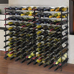 Sorbus Display Rack Large Capacity Wobble-Free Shelves Storage Stand for Bar, Basement, Wine Cellar, Kitchen, Dining Room, etc (Black), Height 40" - 100 Bottle