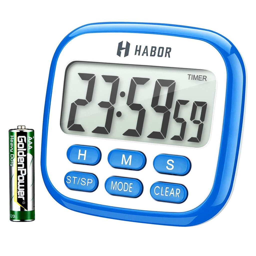 12 Pack Digital Timer with Large LCD Display, Loud Alarm, Magnetic