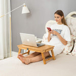 Lapdesk Left Handed NNEWVANTE Adjustable Laptop Table for Bed