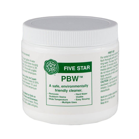 Five Star PBW Cleaner (Powdered Brewery Wash), 4-Pound Jar