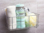 iPEGTOP Suction Cup Deep Shower Caddy Bath Organizer Basket for Large Shampoo Shower Gel Holder Kitchen Bathroom Storage - Rustproof Stainless Steel, 2 Pack