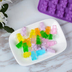 Gummy Bear Candy Molds Silicone - Chocolate Gummy Molds with 2 Bonus Droppers Nonstick Best Food Grade Silicone Pack of 4