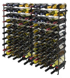 Sorbus Display Rack Large Capacity Wobble-Free Shelves Storage Stand for Bar, Basement, Wine Cellar, Kitchen, Dining Room, etc (Black), Height 40" - 100 Bottle