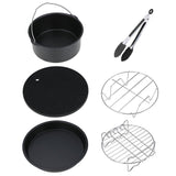 Air Fryer Accessories for Ninja Phillips Cosori Gowise Nuwave Ultrean Chefman and More, Set of 6, Fit all 3.7QT - 5.3QT - 5.8QT