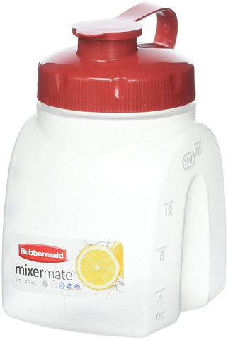 Rubbermaid MixerMate Servin' Saver 1 Pint Bottles, Pack of 4 Bottles