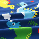 SpunKo Cute Dinosaur Kids Hooded Beach Towels for Little Girls Boys 1-6 Years Old Super Absorbent Hooded Bath Towel Soft Compact Pool Towel Poncho Cover Up Beach Present for Swimming Travel