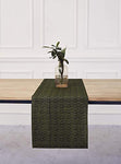 Solino Home 100% Pure Linen Checks Table Runner – Natural & White Check Table Runner – 14 x 72 Inch Runner for Dinner, Indoor and Outdoor Use