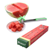 Yueshico Stainless Steel Watermelon Slicer Cutter Knife Corer Fruit Vegetable Tools Kitchen Gadgets with Melon Baller Scoop Extra Original Sold by YESCO INTERNATIONAL LLC