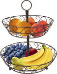 Sorbus Countertop Fruit Basket Holder & Decorative Tabletop Bowl Stand