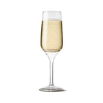 TOSSWARE 9oz Flute - recyclable champagne plastic cup - SET OF 12 - stemless, shatterproof and BPA-free flute glasses