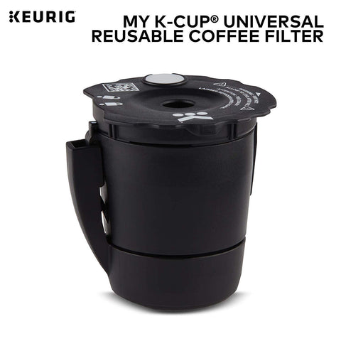 Keurig My K-Cup Universal Reusable Ground Coffee Filter, Compatible with All Keurig K-Cup Pod Coffee Makers (2.0 and 1.0)