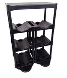 Bottle Buddy Complete System, Black Water Storage, 6 Shelves Set