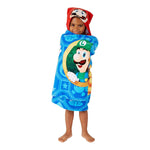 Franco Kids Bath and Beach Soft Cotton Terry Hooded Towel Wrap, 24” x 50”, Paw Patrol Blue