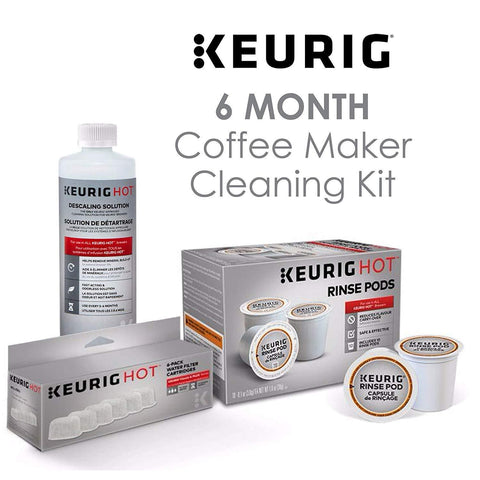 Keurig Descaling Solution For All Keurig 2.0 and 1.0 K-Cup Pod Coffee Makers -  Packaging May Vary