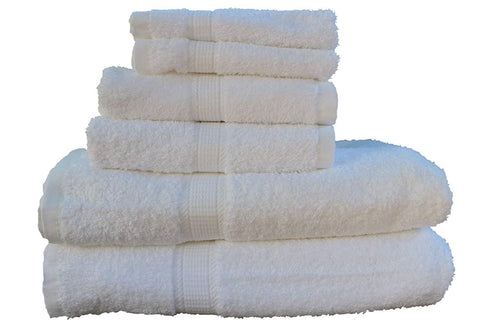 San Vincente Platinum Luxurious Bath Linen Set--white