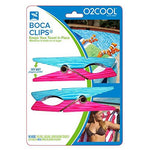 Margarita BocaClips by O2COOL, Beach Towel Holders, Clips, Set of two, Beach, Patio or Pool Accessories, Portable Towel Clips, Chip Clips, Secure Clips, Assorted Styles