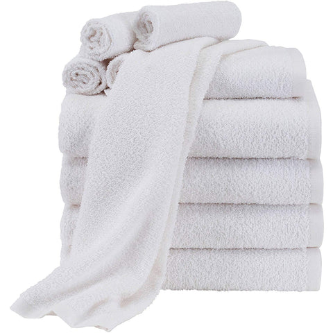 Mainstays Value 10-Piece Towel Set | 100% Light Terry Cotton - (Grey)