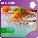 DOBI Ramekins [100 Pack - 4 oz.] - Disposable Aluminum Foil Ramekins, Standard Size, Perfect for Souffle & Creme Brulee