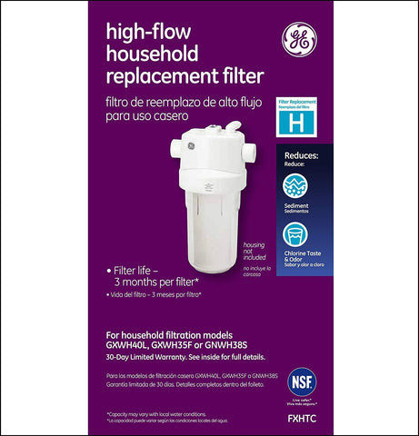 GE FXHTC Whole Home System Replacement Filter