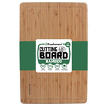 Freshware Bamboo Cutting Board - Wood Chopping Boards for Food Prep, Meat, Vegetables, Fruits, Crackers & Cheese, Set of 3