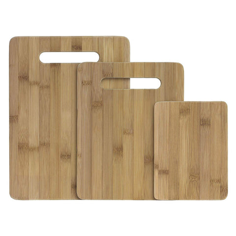 Totally Bamboo 3-Piece Bamboo Serving and Cutting Board Set