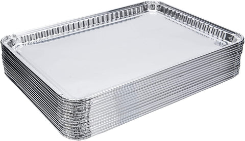 DOBI (15-Pack) Baking Pans - Disposable Aluminum Foil Baking Sheets - 16" x 11 1/4"