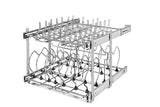 Rev-A-Shelf - 5CW2-2122-CR - 21 in. Pull-Out 2-Tier Base Cabinet Cookware Organizer