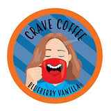 Crave Coffee Flavored Coffee Variety Pack, Compatible with 2.0 K-Cup Brewers, 100 Count