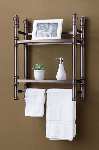 Best Living Monaco Wall Mount/Countertop Etagere Shelf, Oil Rubbed Bronze