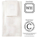 Bath Linens for Home, Office, and Gifts. Hotel Collection 100% USA Made Organic Cotton 2-Piece Wash Cloth Set - White - 13"X13" Super Absorbent