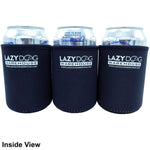 Beer Can Sleeves - Set of 6 Can Sleeves - Extra Thick Neoprene with Stitched Fabric Edges (Classic)