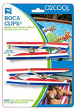 Margarita BocaClips by O2COOL, Beach Towel Holders, Clips, Set of two, Beach, Patio or Pool Accessories, Portable Towel Clips, Chip Clips, Secure Clips, Assorted Styles