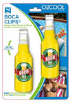 Margarita BocaClips by O2COOL, Beach Towel Holders, Clips, Set of two, Beach, Patio or Pool Accessories, Portable Towel Clips, Chip Clips, Secure Clips, Assorted Styles