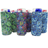 Slim Can Sleeves - Set of 6 Can Neoprene Beverage Coolers