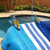 Margarita BocaClips by O2COOL, Beach Towel Holders, Clips, Set of two, Beach, Patio or Pool Accessories, Portable Towel Clips, Chip Clips, Secure Clips, Assorted Styles