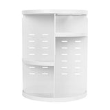 sanipoe 360 Rotating Makeup Organizer, DIY Adjustable Makeup Carousel Spinning Holder Storage Rack, Large Capacity Make up Caddy Shelf Cosmetics Organizer Box, Best for Countertop, Black